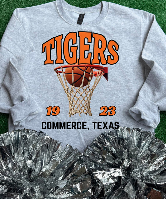 Commerce Tigers Basketball Sweatshirt