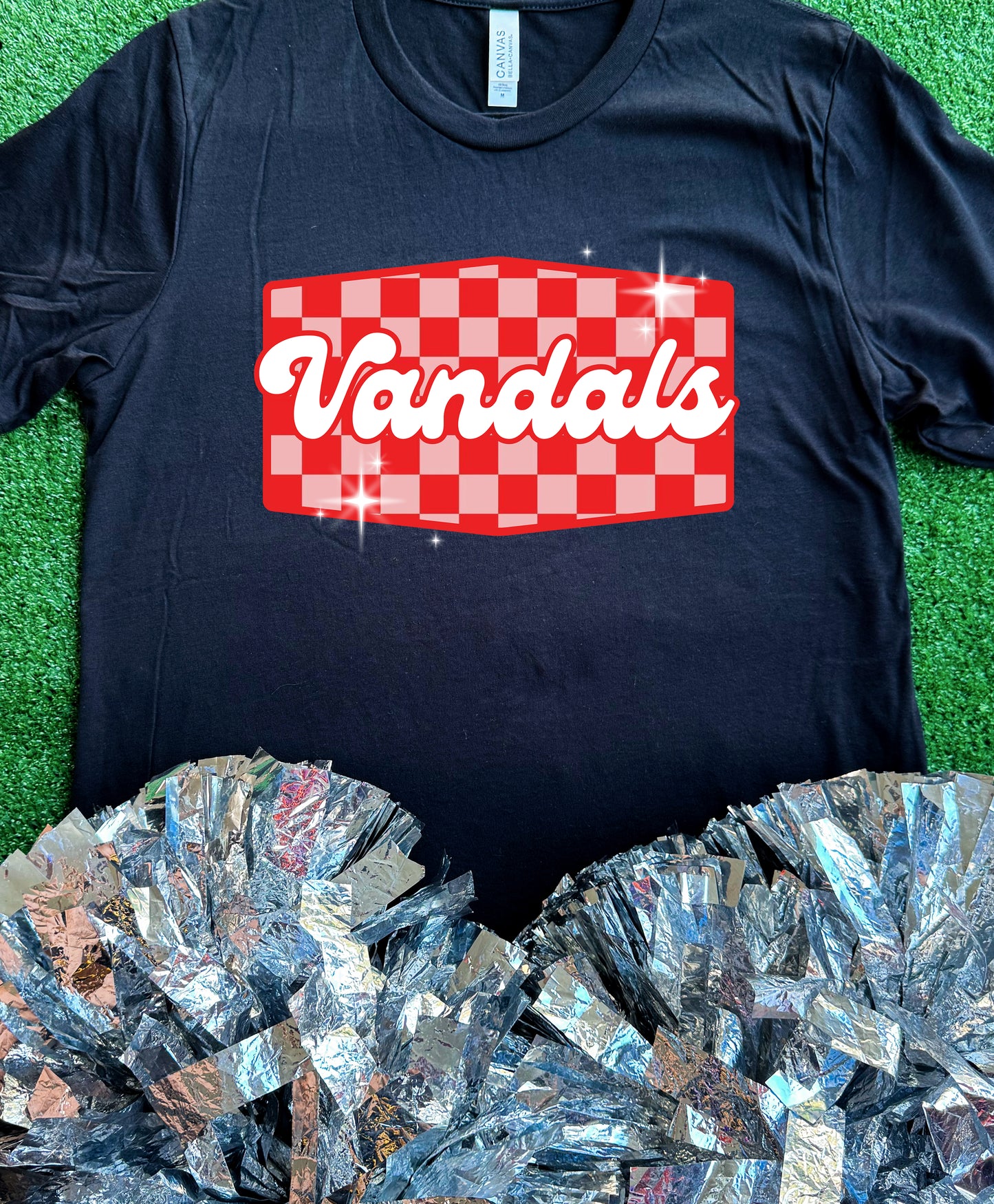 Van Vandals Checkered Retro Tee