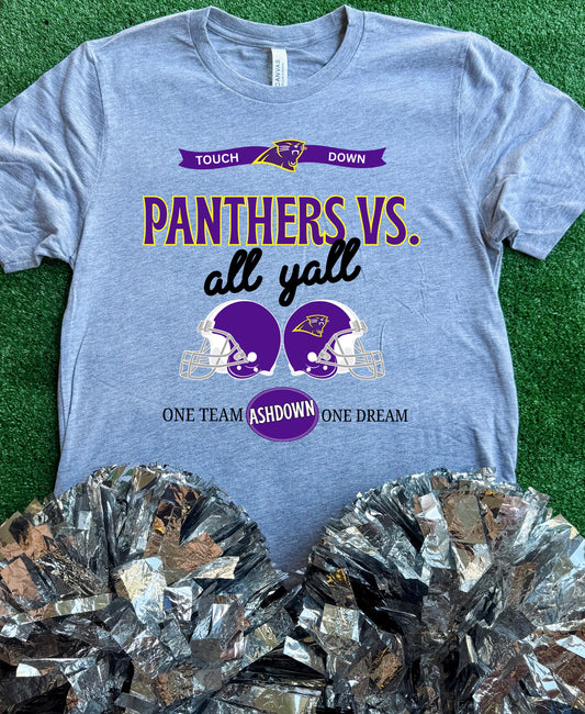 Ashdown Panthers VS All Yall Tee