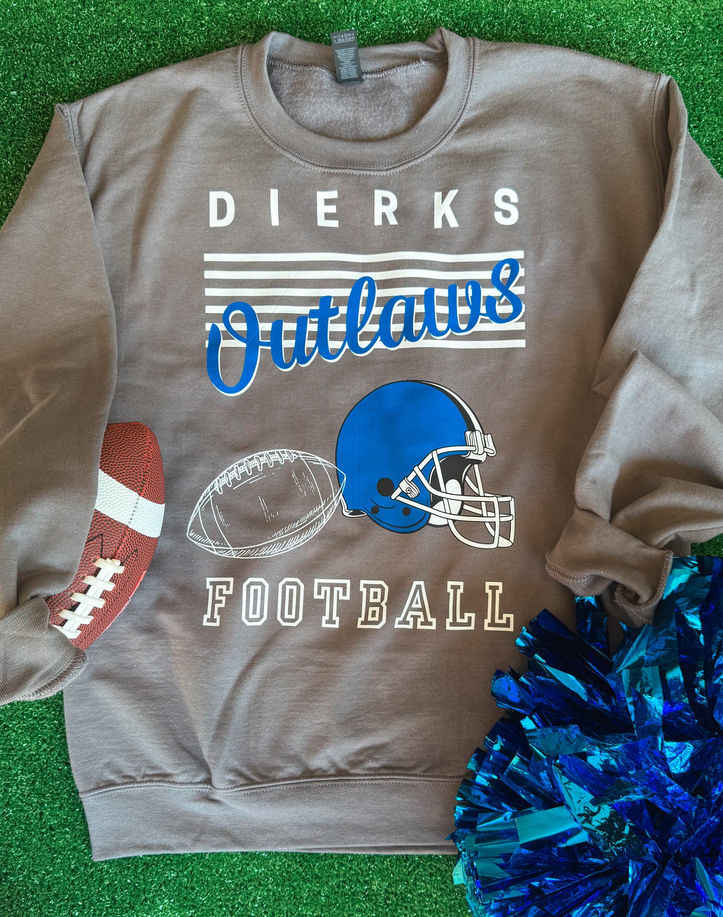 Dierks Outlaws Football Graphic Sweatshirt