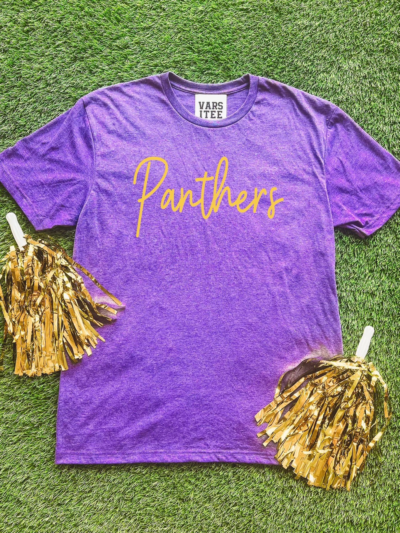 Cursive Panthers Tee (Ashdown)