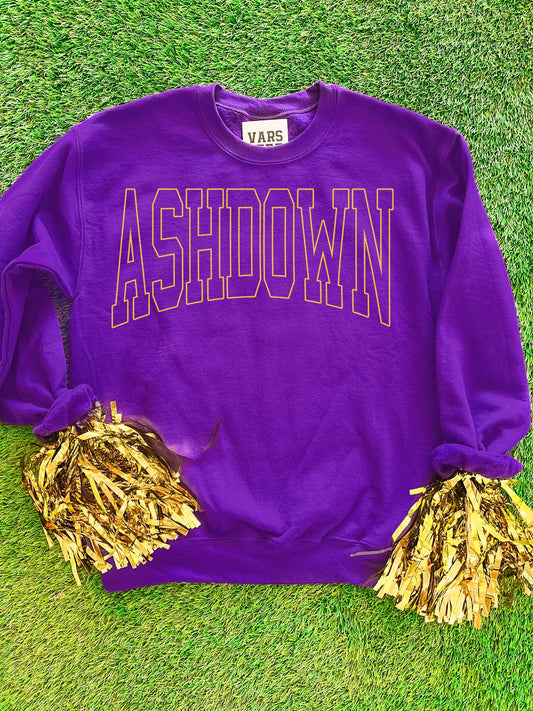 Ashdown Varsity Outline Sweatshirt