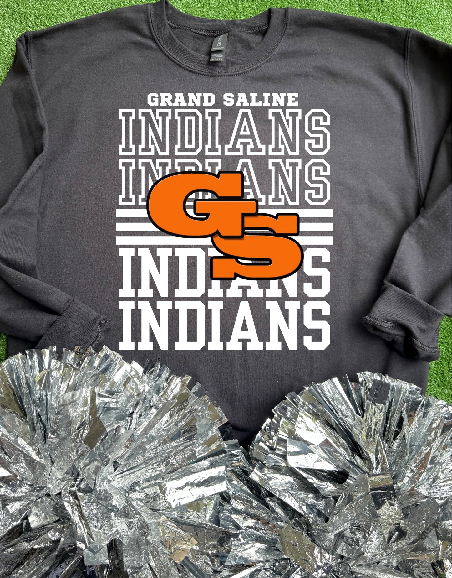 Grand Saline Indians Reflect Sweatshirt