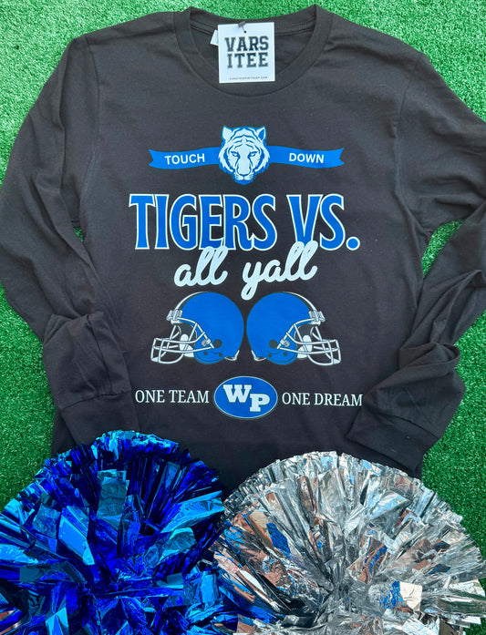 Wills Point Tigers VS All Yall Long Sleeve Tee