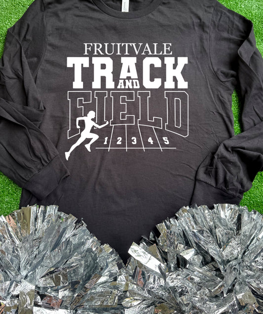 Fruitvale Bobcats Track & Field Long Sleeve Tee