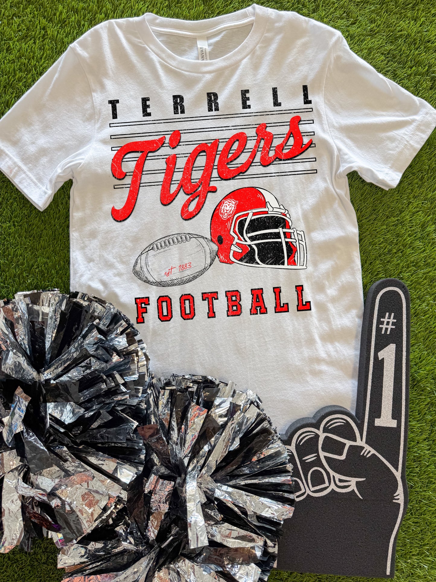 Terrell Tigers Football Tee