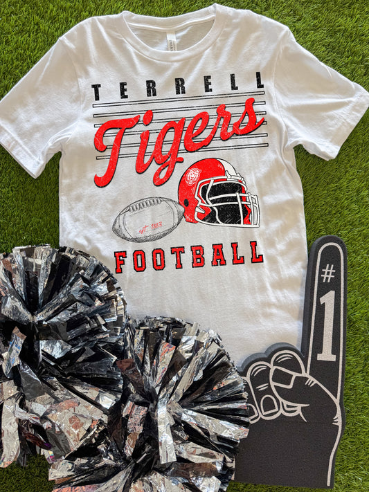 Terrell Tigers Football Tee