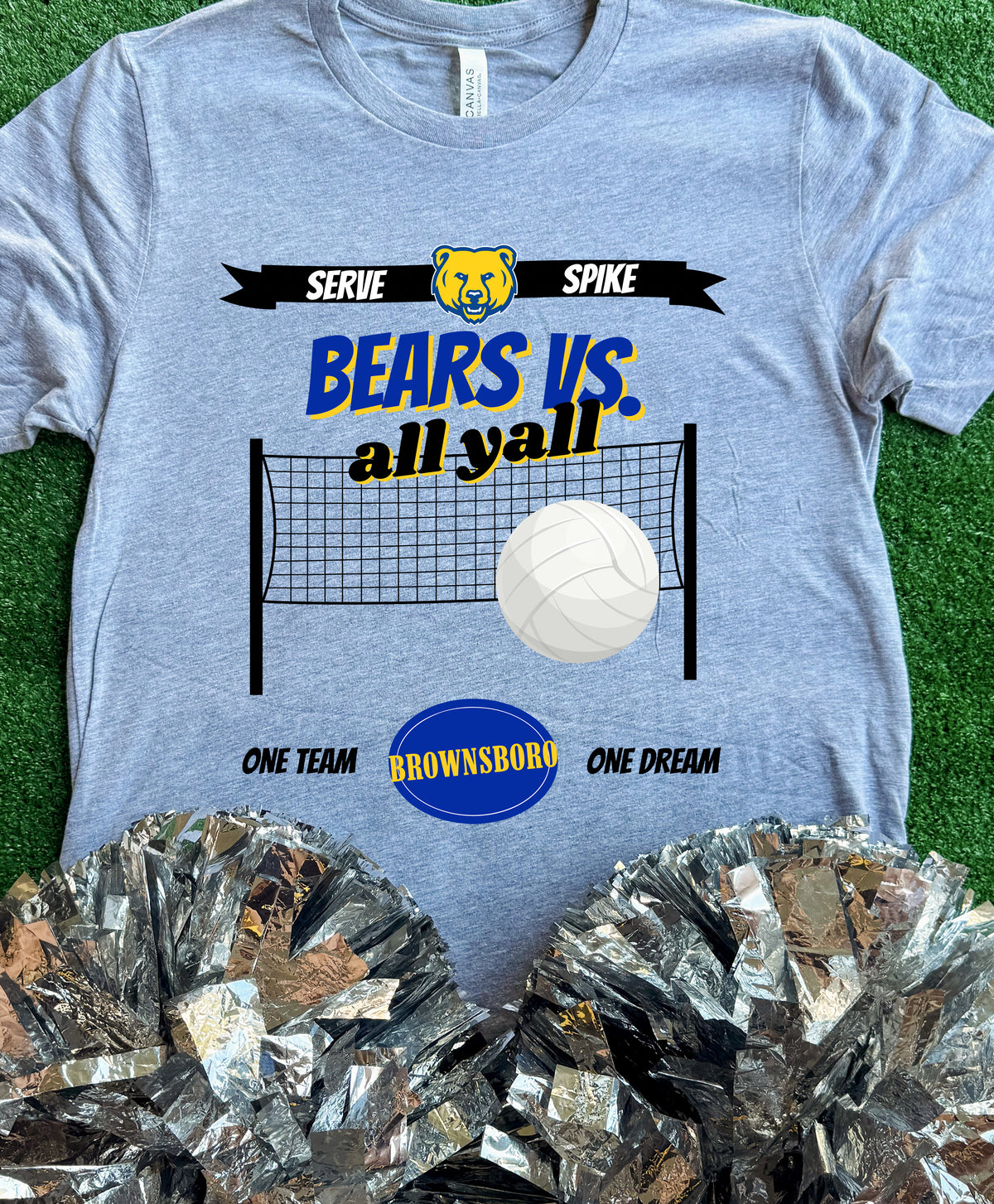 Brownsboro Bears Volleyball VS All Yall Tee