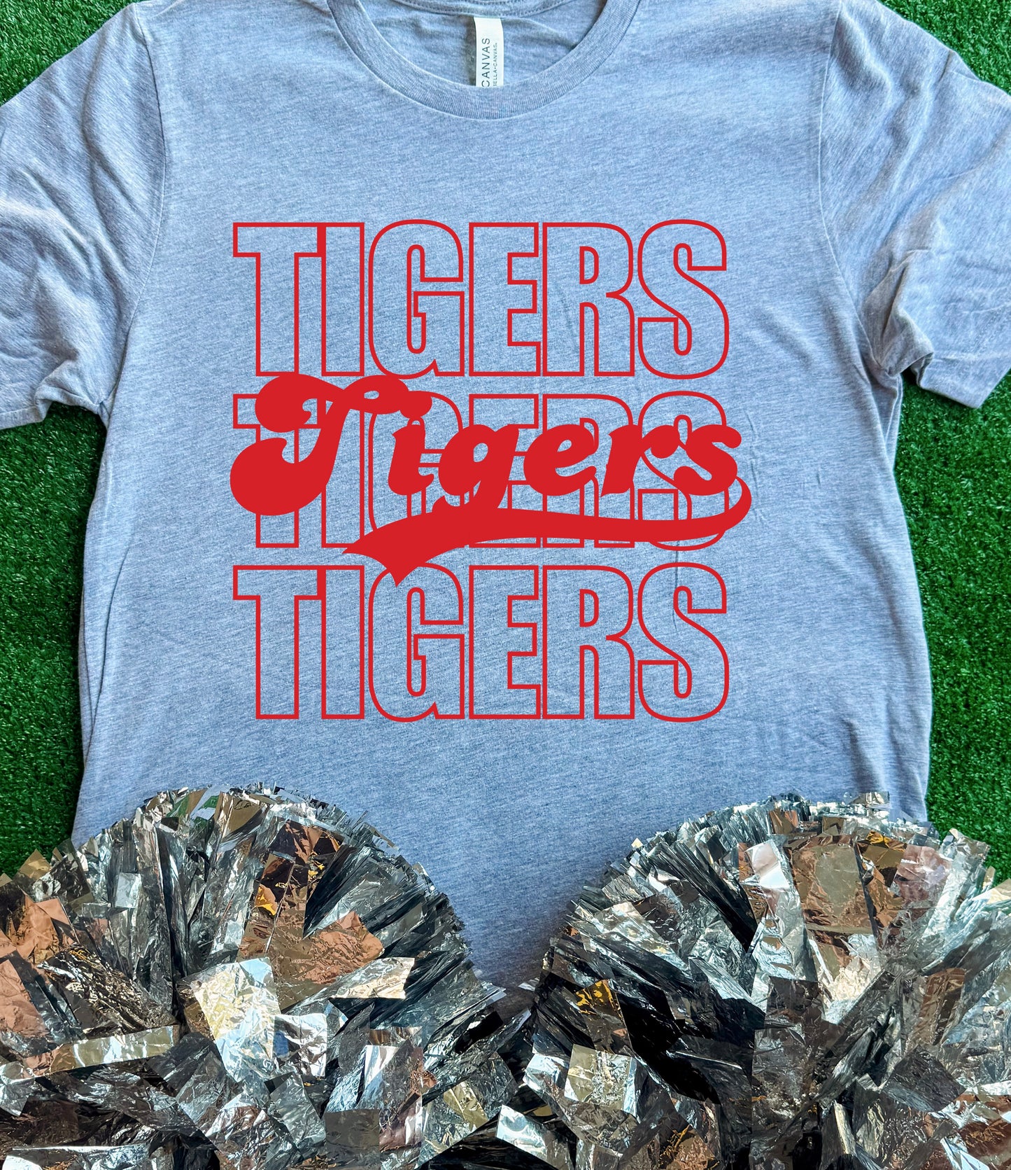 Terrell Tigers Retro Outline Tee