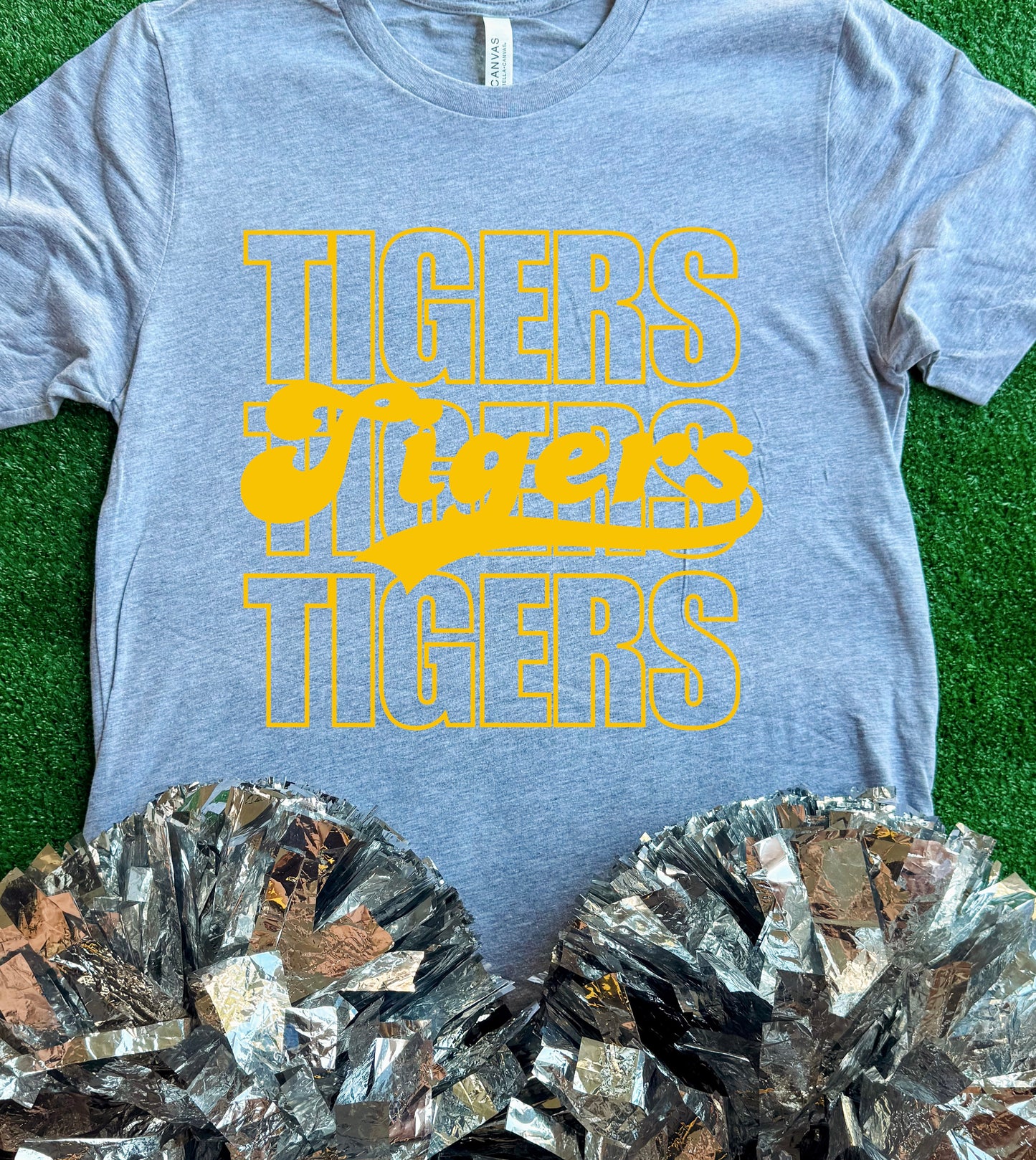 Malakoff Tigers Retro Outline Tee