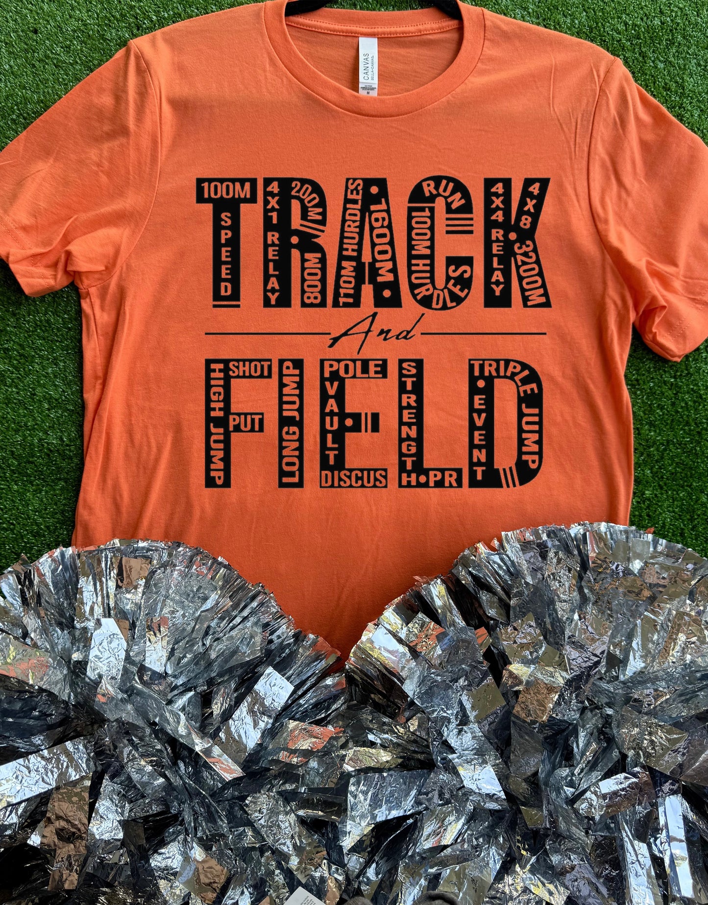 Track and Field Inlay Tee