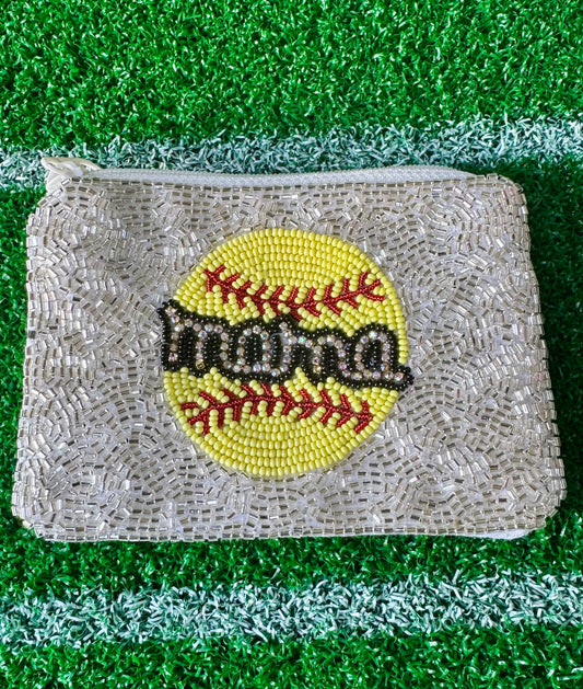Softball Mama Coin Purse