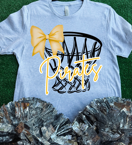 Crandall Pirates Net Tee