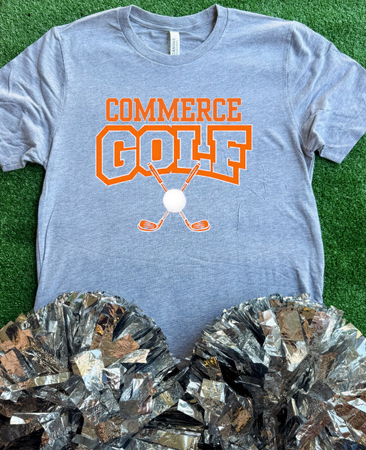 Commerce Tigers Golf Curve Tee