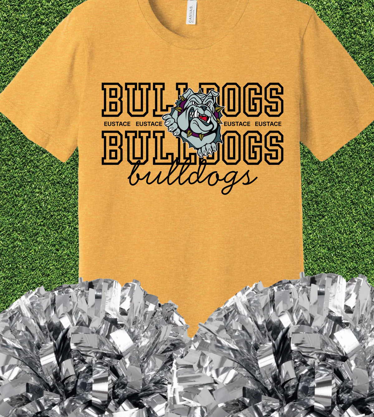 Eustace Bulldogs Inlay Tee
