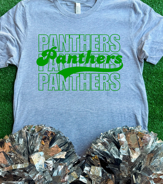 Mabank Panthers Retro Outline Tee