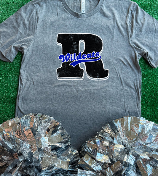 Rains Wildcats Initial Tee