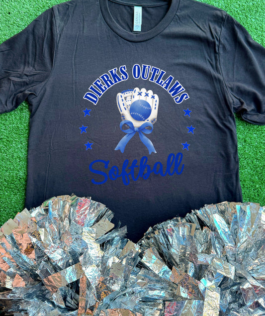 Dierks Outlaws Glove Tee