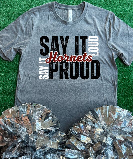 Athens Hornets Say It Proud Tee