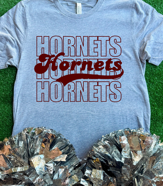 Athens Hornets Retro Outline Tee