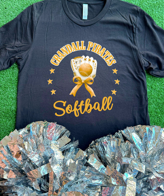 Crandall Pirates Glove Tee