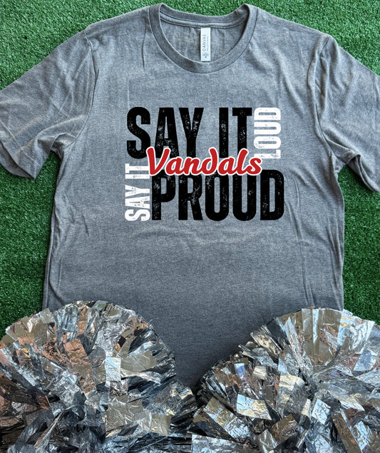 Van Vandals Say It Proud Tee