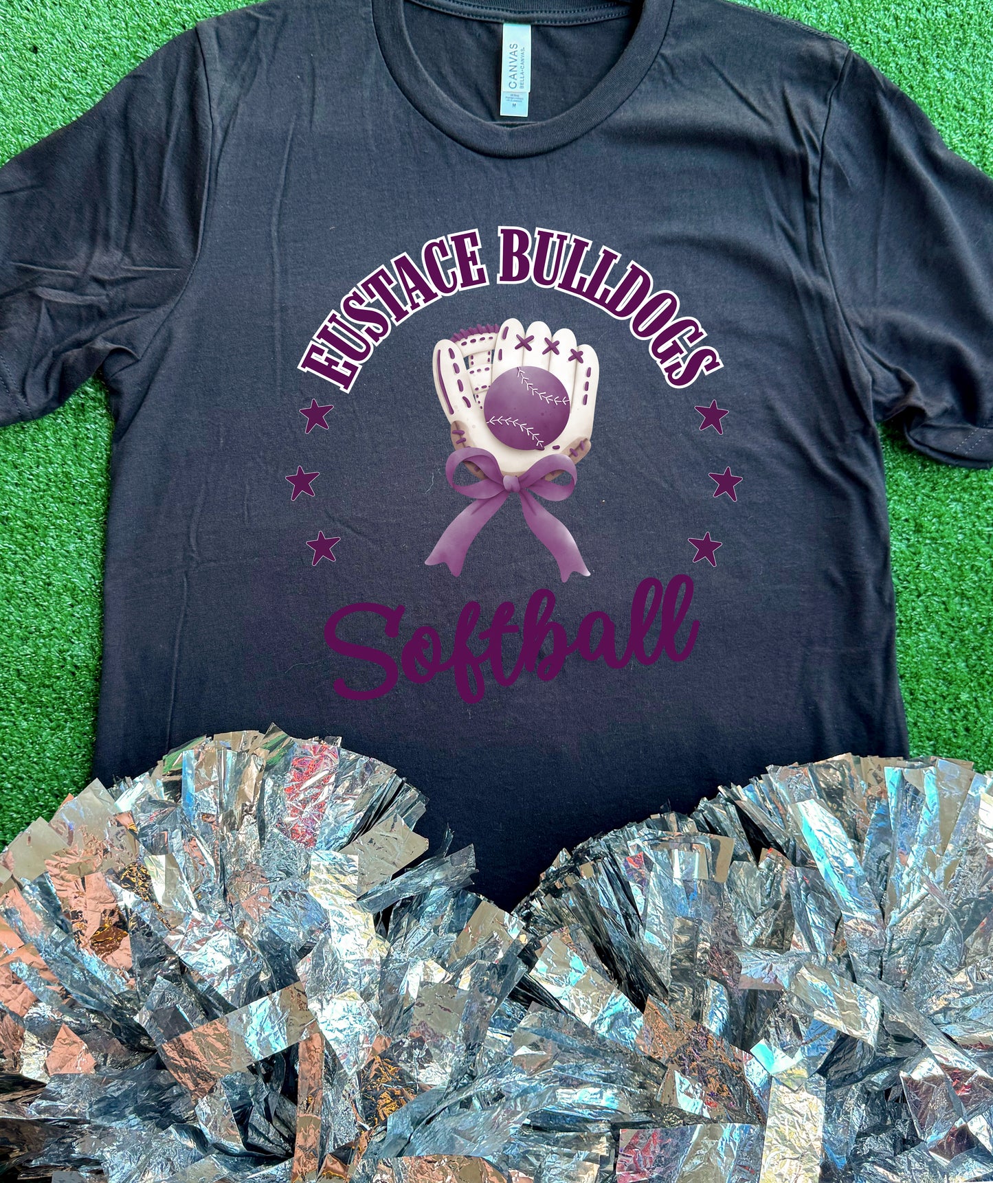 Eustace Bulldogs Glove Tee