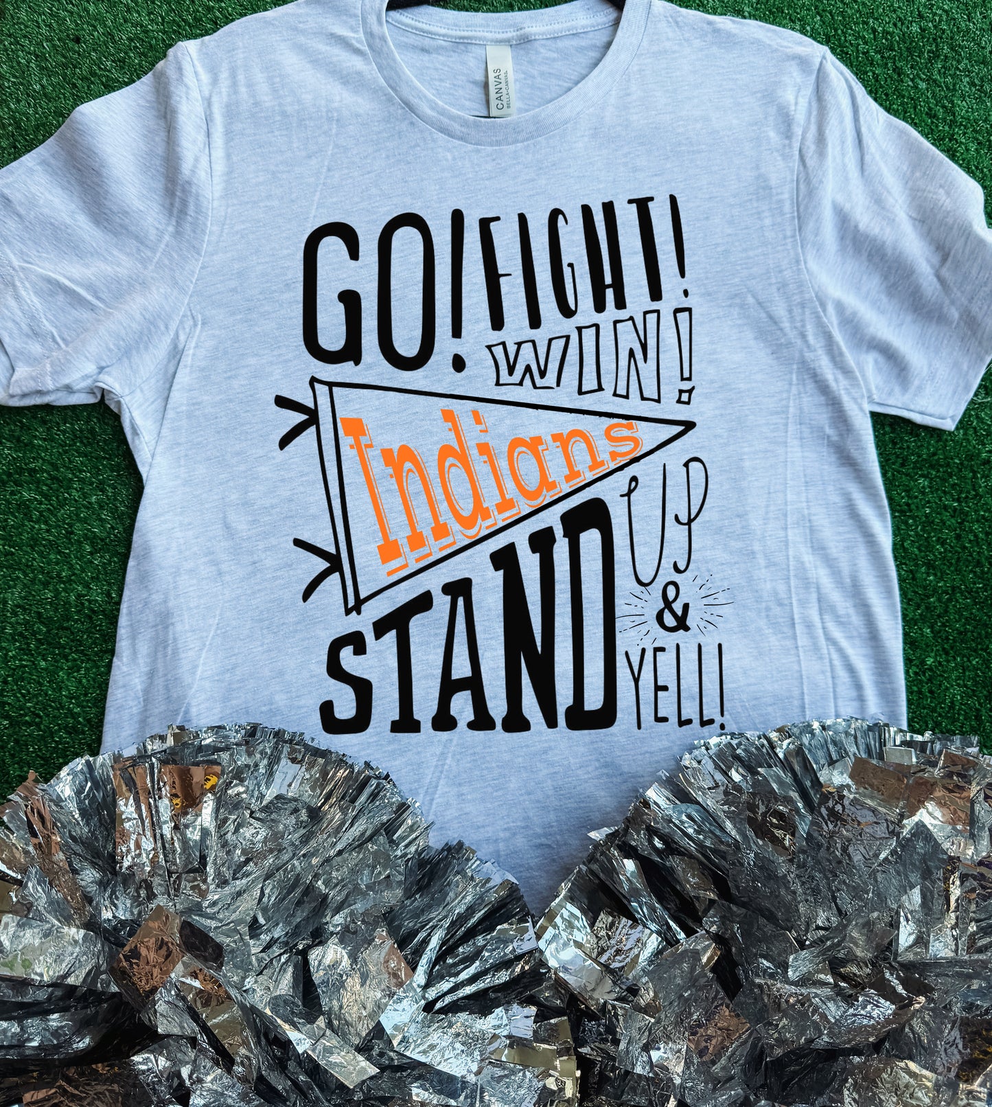 Grand Saline Indians Stand Up & Yell Tee