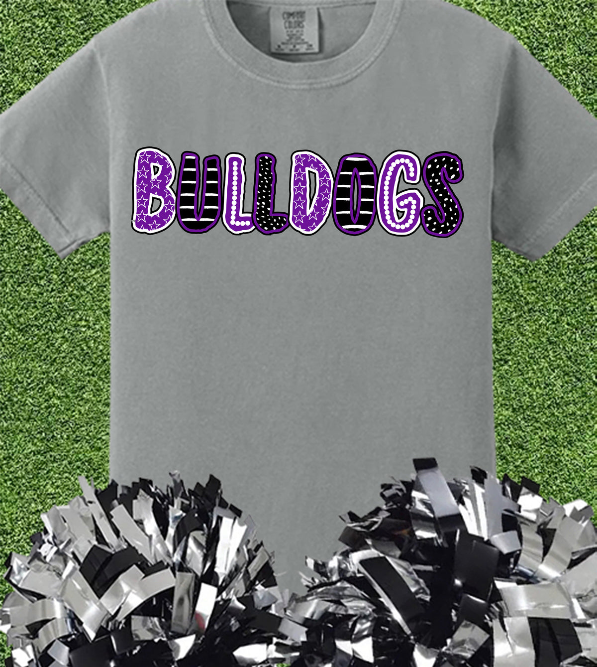 Purple Bulldogs Party Tee