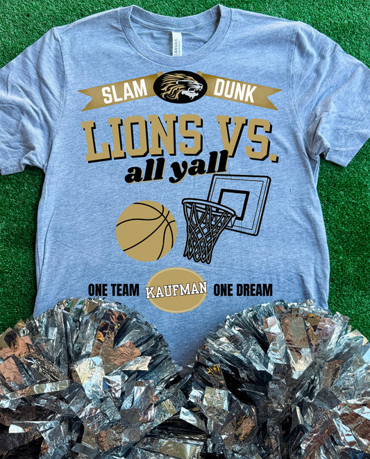 Kaufman Lions BB VS Yall Tee