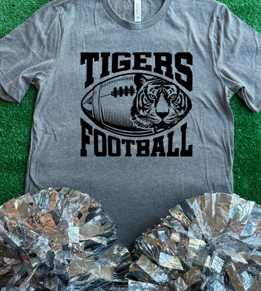 Tigers Football Inlay Tee