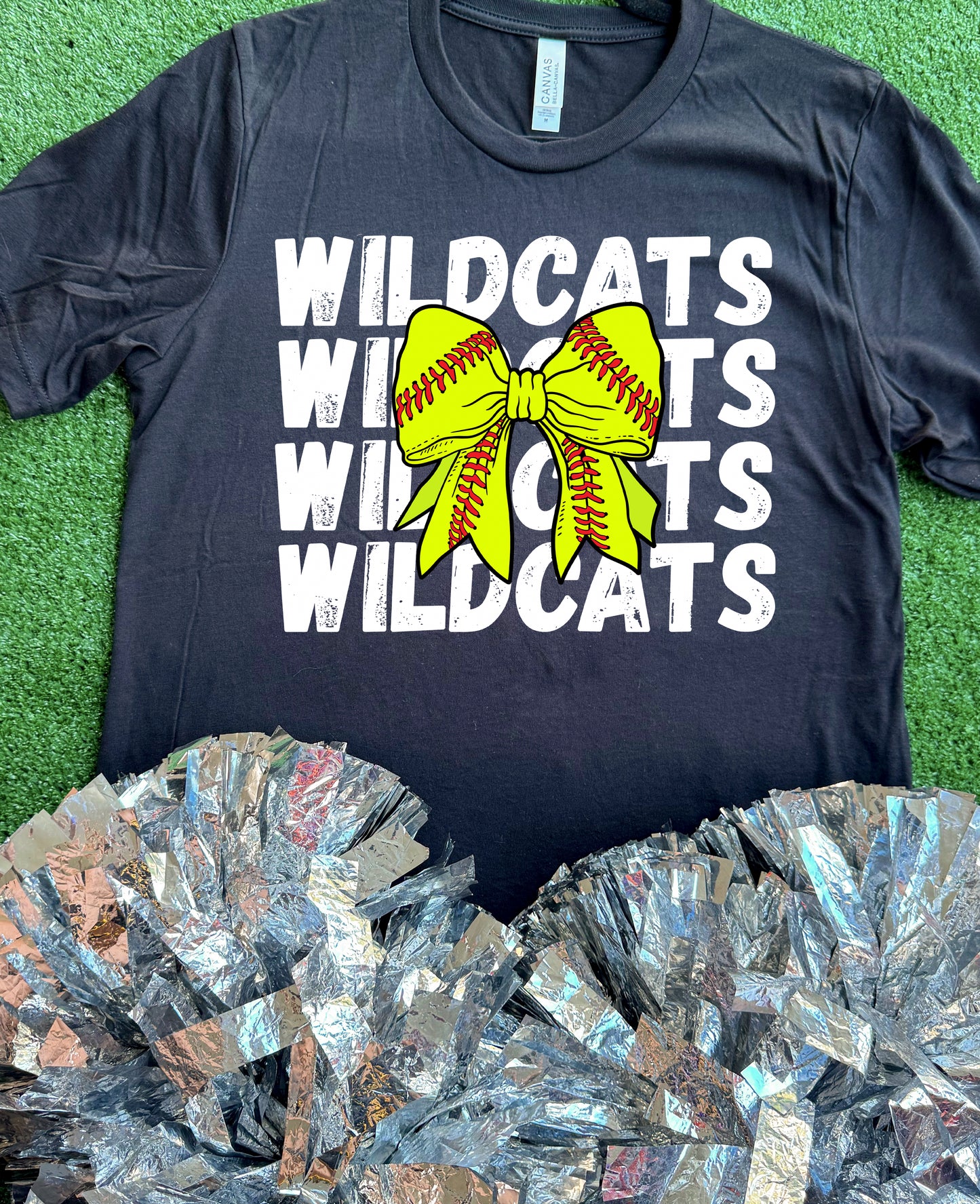 Wildcats Softball Bow Tee