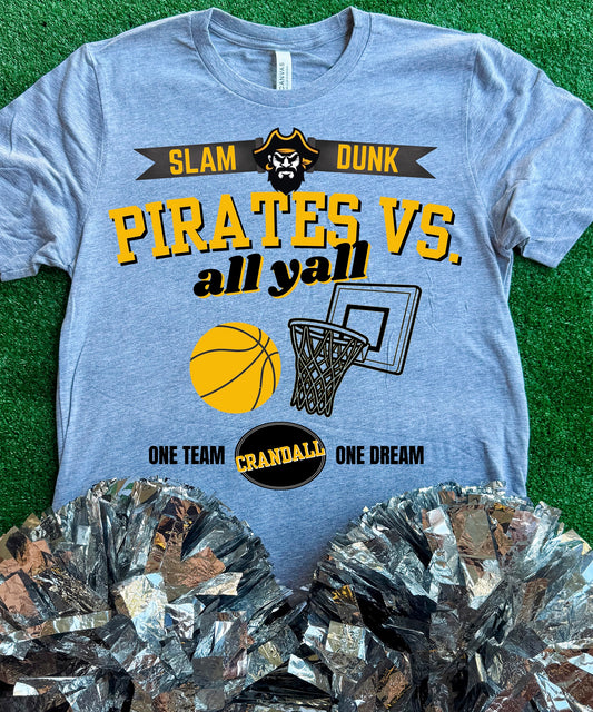 Crandall Pirates BB VS Yall Tee