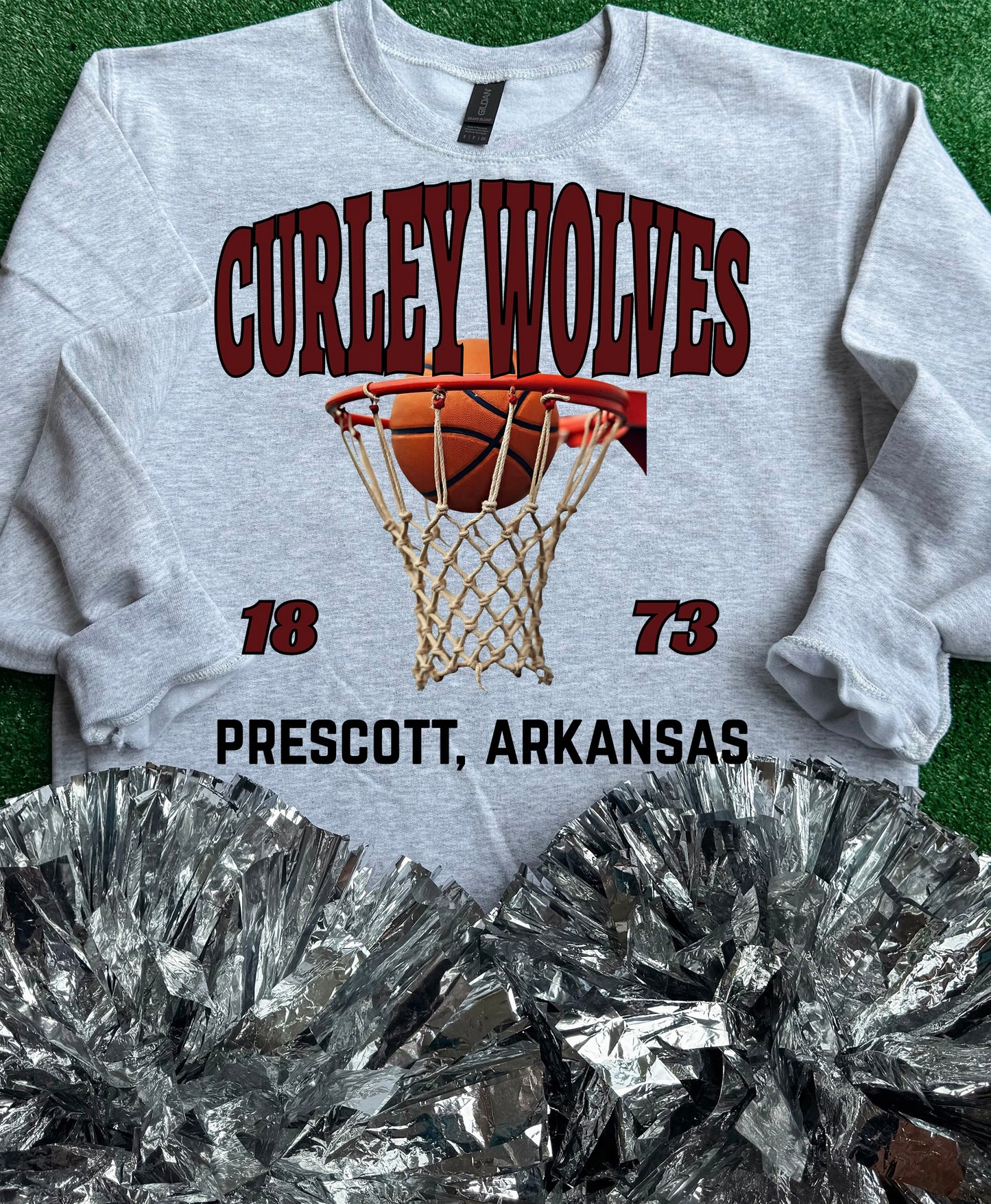 Prescott Curley Wolves Basketball Sweatshirt