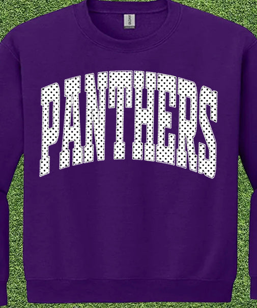 Ashdown Panthers Polka Dot Sweatshirt