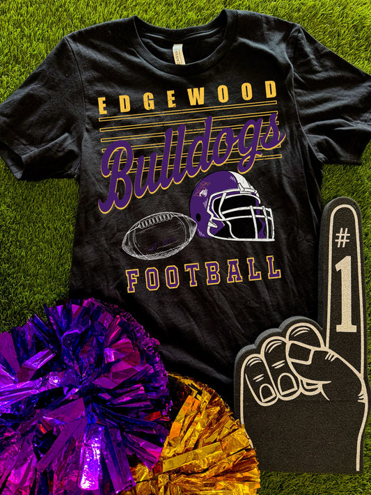 Edgewood Bulldogs Football Tee