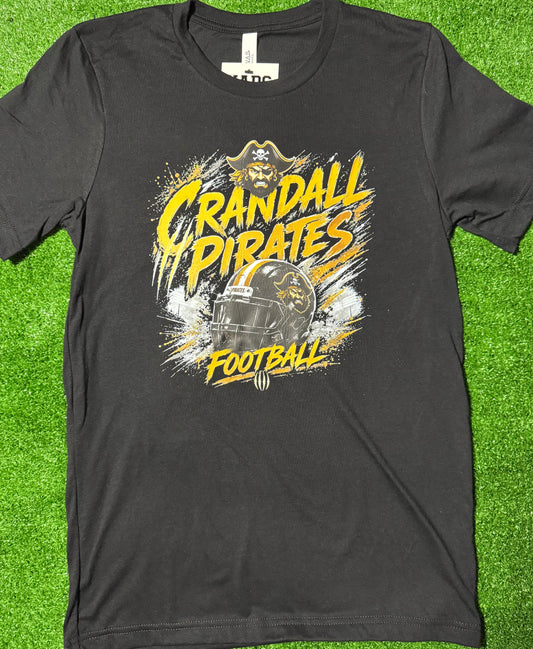 Crandall Pirates FB Stadium Tee