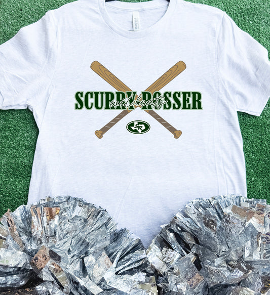 Scurry-Rosser Wildcats Bat Tee