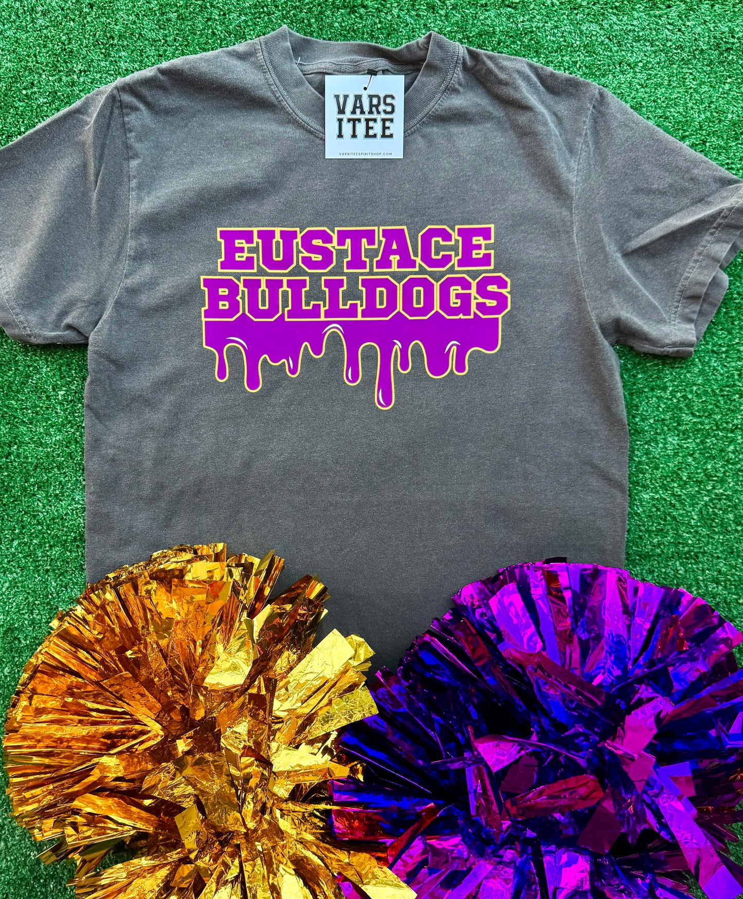 Eustace Bulldogs Drip Tee
