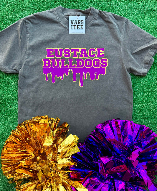 Eustace Bulldogs Drip Tee