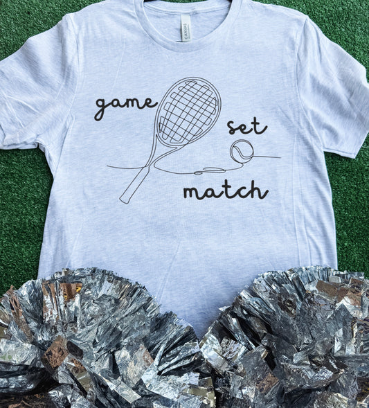 Game Set Match Tee