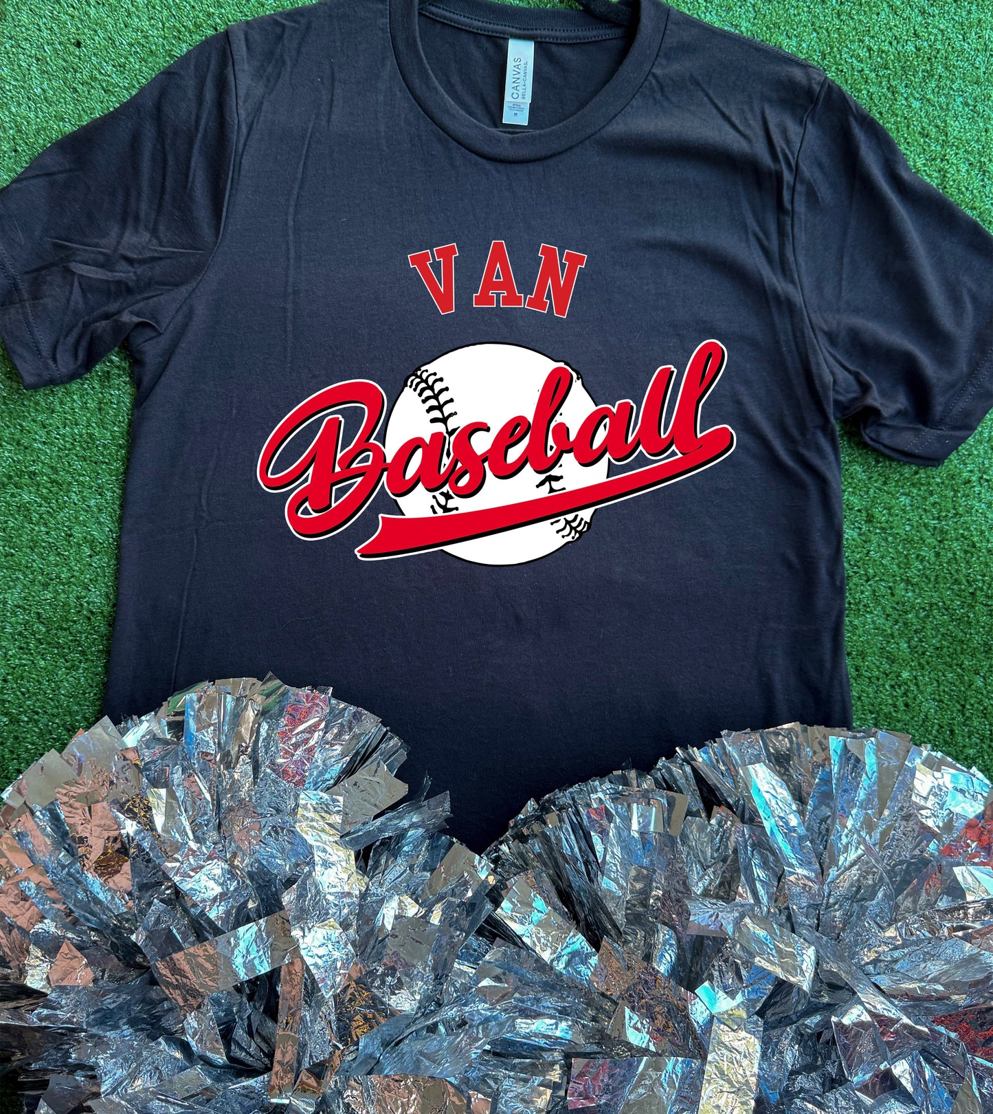 Van Vandals Baseball Curve Tee