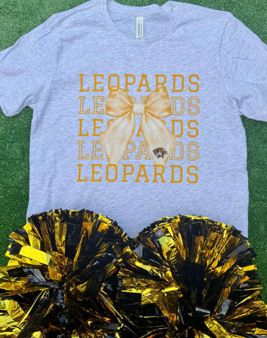 DeQueen Leopards Bow Tee