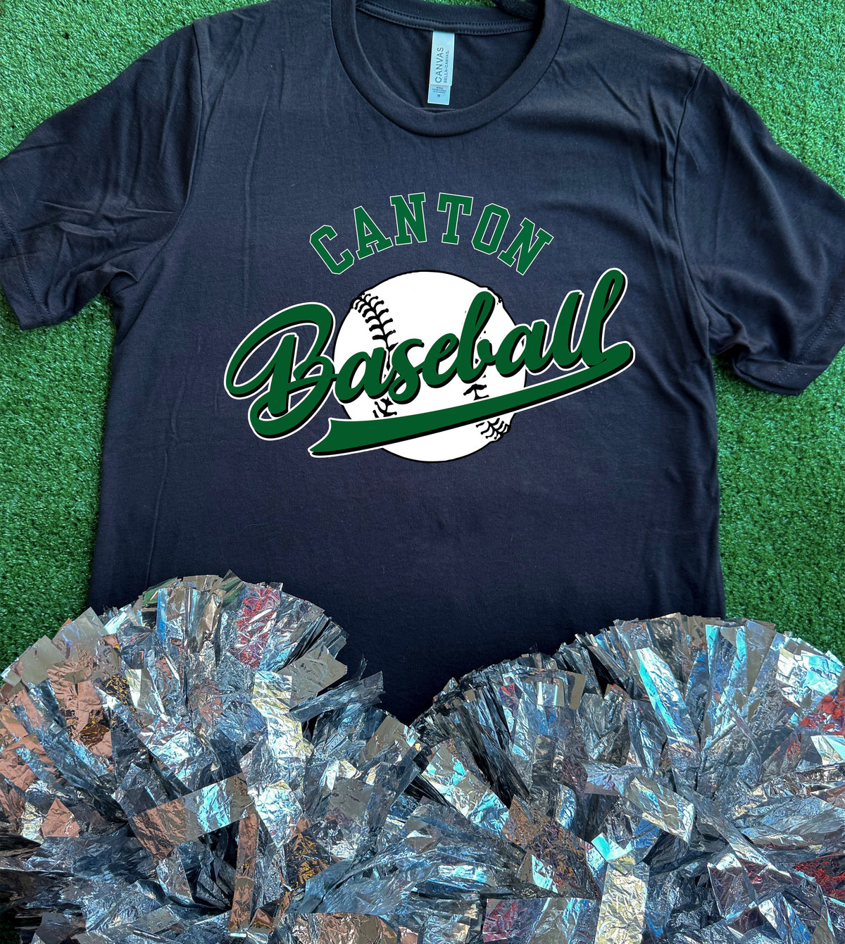 Canton Eagles Baseball Curve Tee