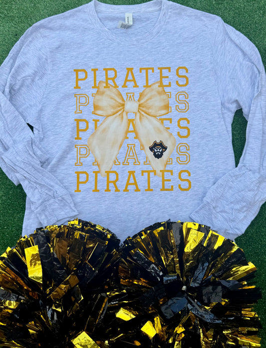 YOUTH Crandall Pirates Bow Long Sleeve Tee