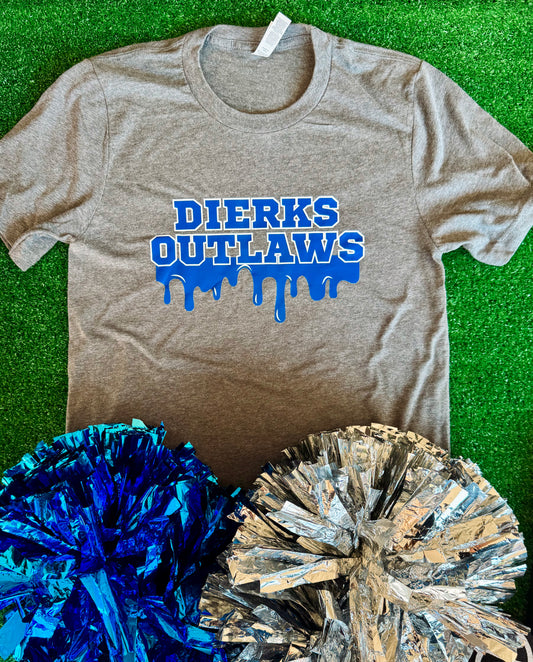 Dierks Outlaws Drip Tee