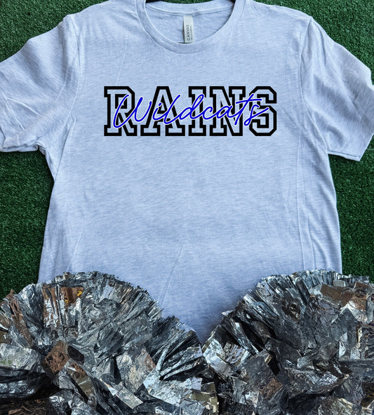 Rains Wildcats Inlay Tee