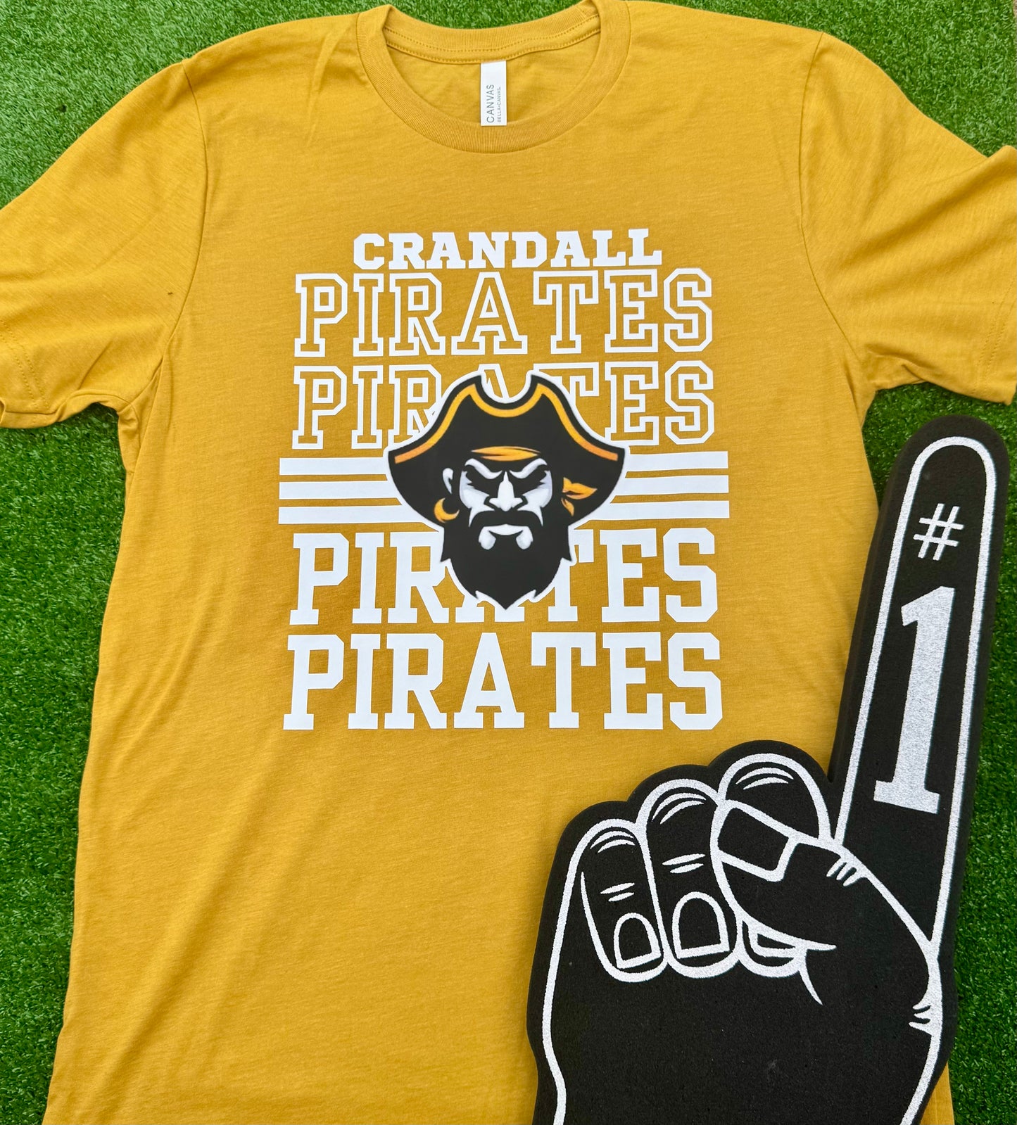 Crandall Pirates Reflect Tee