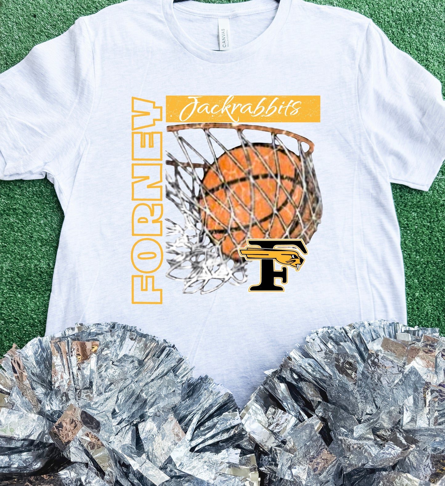 Forney Jackrabbits BB Inlay Tee