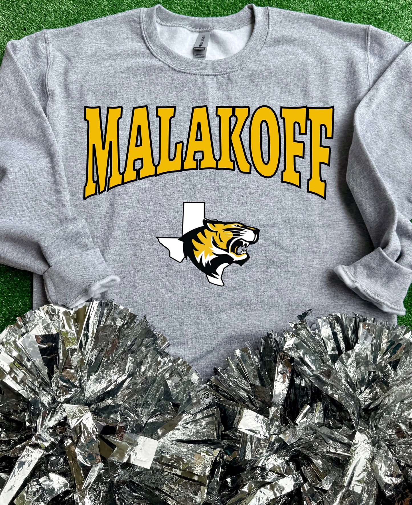 Malakoff Tigers Curve Sweatshirt